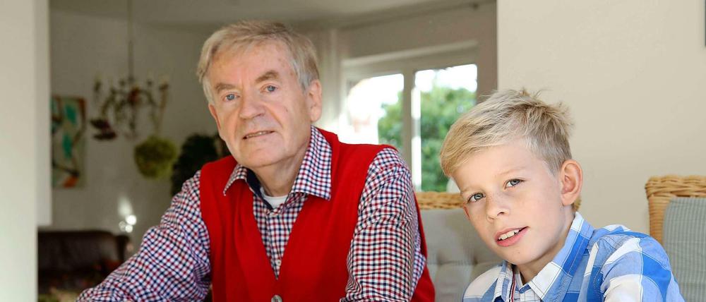 Enkel und Opa: Lenny Neuer hat für die Tagesspiegel-Serie Falk Rohner interviewt.