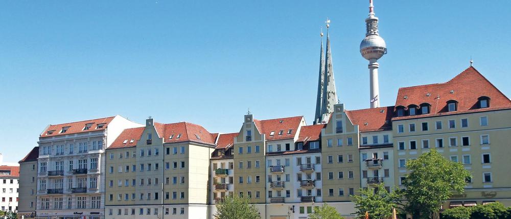 Das Landesdenkmalamt hat das Nikolaiviertel in Berlin-Mitte unter Schutz gestellt.
