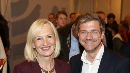 In drei Wochen gehen sie in die Stichwahl in Potsdam: Martina Trauth (Linke) und Mike Schubert von der SPD.