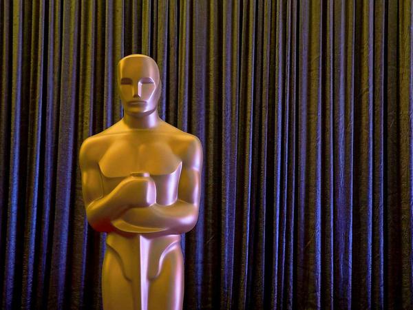 Eine Oscar-Statue bei der Oscar-Verleihung in Los Angeles.