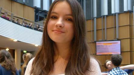 Helene Martinez-Krieger ist 14 und hat beim Landeswettbewerb "Jugend debattiert" in der Altersgruppe 13-15 den ersten Platz belegt.
