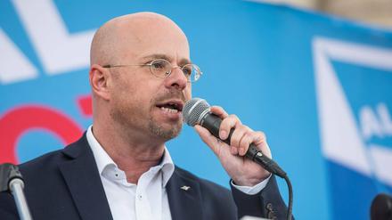 Wieder AfD-Chef in Brandenburgs Landtag: Andreas Kalbitz 