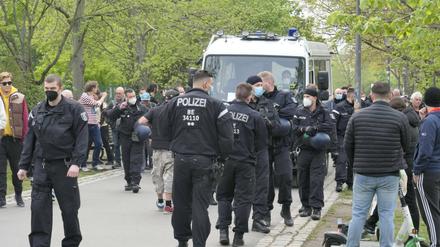Polizeieinsatz im Görlitzer Park.