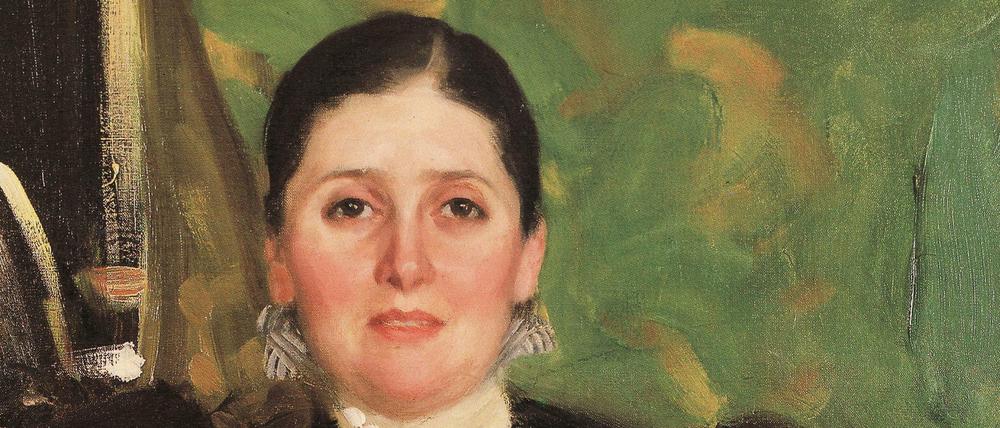 1896 schuf der schwedische Maler Anders Zorn dieses Porträt Martha Liebermanns. Sein Verkauf sollte ihr die Emigration ermöglichen.