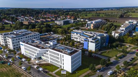 Potsdamer Gründerzentrum Go:In im Wissenschaftspark Golm bietet Raum für junge Unternehmen.