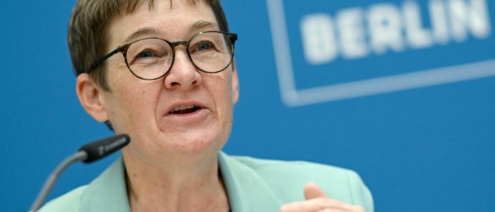 Ulrike Gote (Grüne), Berliner Senatorin für Wissenschaft, Gesundheit, Pflege und Gleichstellung