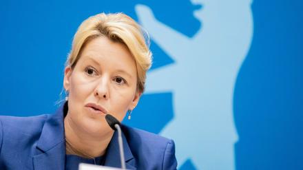 Franziska Giffey (SPD), Regierende Bürgermeisterin von Berlin. 