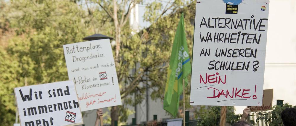 Am Montag soll in Berlin das Meldeportal der AfD gegen Lehrer online gehen.