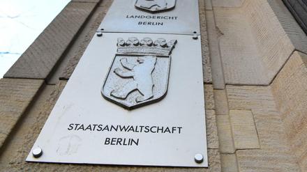 Eingang zum Gerichtsgebäude in der Turmstraße in Moabit.