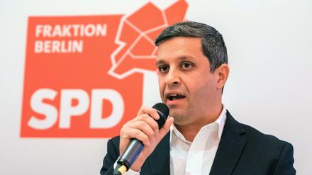 Der Berliner SPD-Fraktionsvorsitzende Raed Saleh.