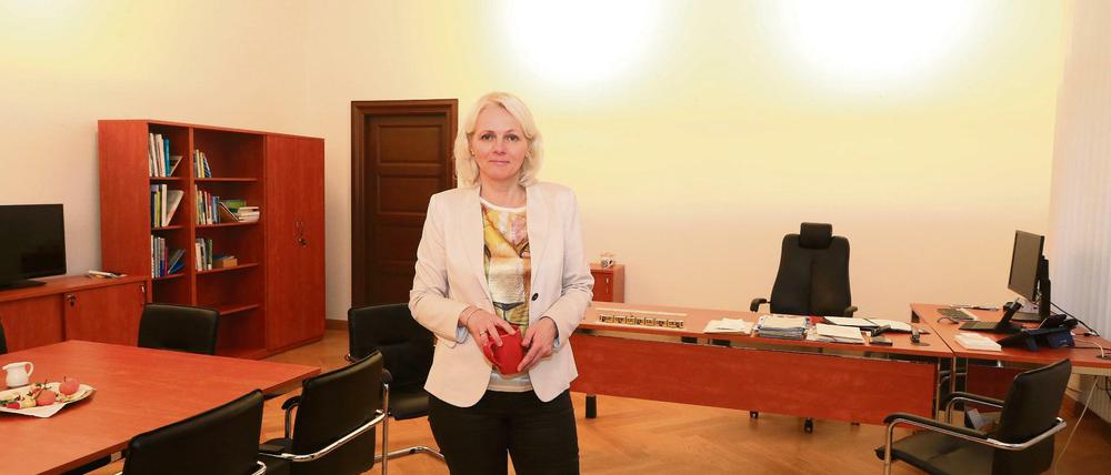 Regine Günther, 54, hat für die Grünen das neu gebildete Senatsressort für Umwelt, Verkehr und Klimaschutz übernommen.