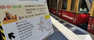 Seit 8. April fuhren keine Züge zwischen Schönhauser Allee und Greifswalder Straße.