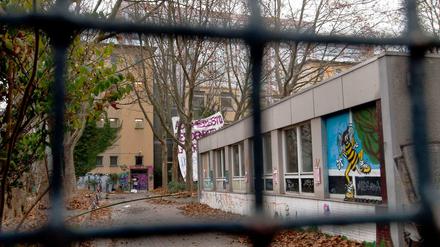 Die Gerhart-Hauptmann-Schule in Kreuzberg ist seit Dezember 2012 von Flüchtlingen besetzt.