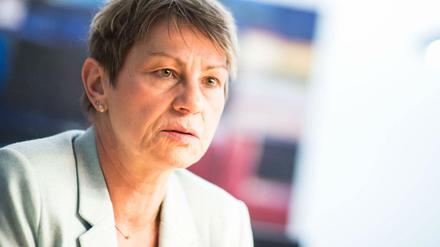 Elke Breitenbach, Senatorin für Integration, Arbeit und Soziales (Linke).