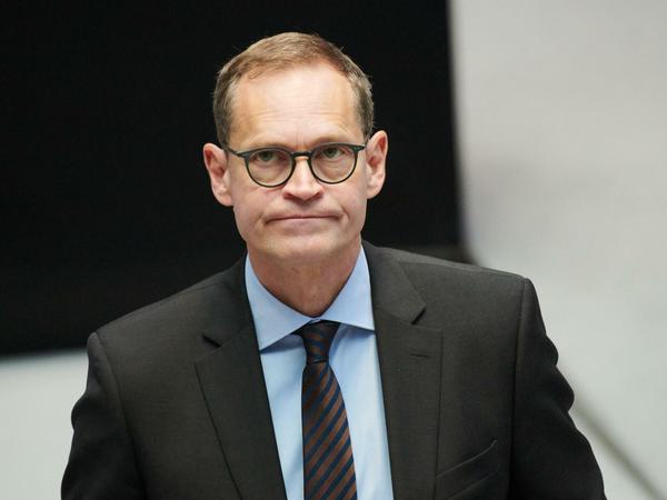 Michael Müller (SPD), Regierender Bürgermeister von Berlin. 