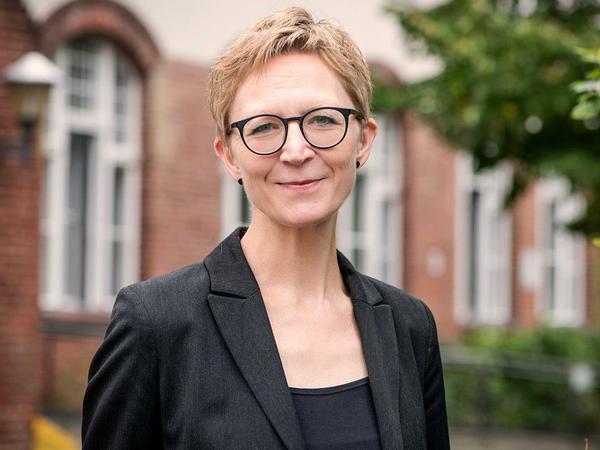 Christiane Wagner vom Droste-Hülshoff-Gymnasium in Zehlendorf hat in der Kategorie „Vorbildliche Schulleitung“ den dritten Preis erhalten. 