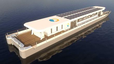 Ab 2019 sollen zwei Flotten der SolarCirlcleLine über die Berliner Gewässer schippern.