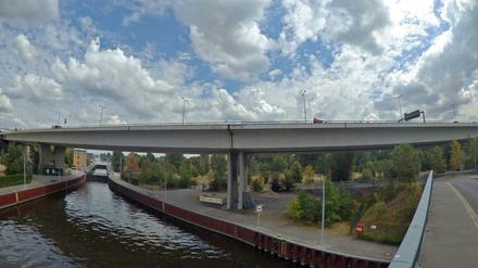 Die Rudolf-Wissell-Brücke gehört zu den besonders belasteten Autobahnabschnitten Deutschlands. 