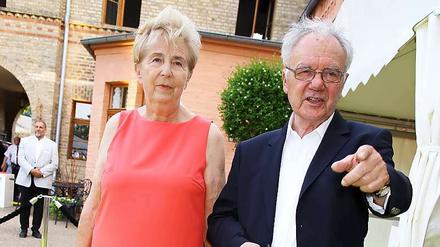 Gemeinsamer Kampf gegen den Krebs: Manfred Stolpe mit seiner Frau.