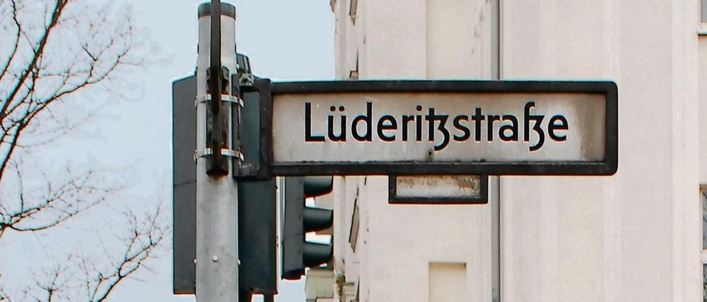 Auch die Lüderitzstrasse in Berlin Wedding soll umbenannt werden. 