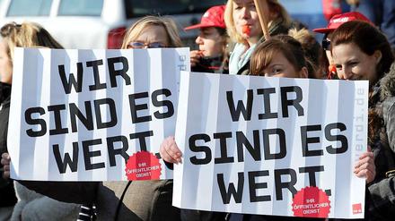 Die Streiks im öffentlichen Dienst kommen auch nach Berlin.