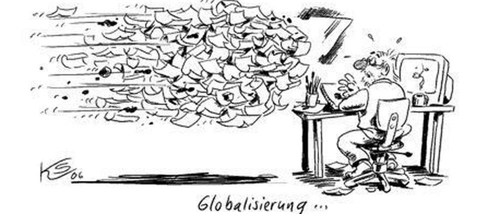 Bumerang. Klaus Stuttmann zeichnet aus Erfahrung - für die Ansicht der ganzen Karikatur auf das Lupensymbol klicken.