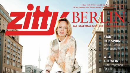 Die Titelseite einer "Zitty"-Ausgabe von 2014. Damals ging das Blatt an die Raufeld-Gruppe, später zur Go City Media GmbH.