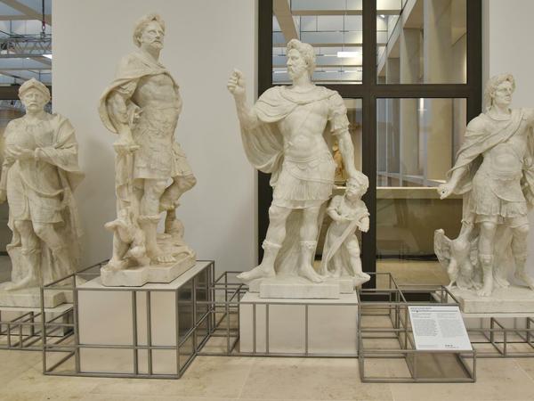 Die Skulpturen im Forum wird man auf einem digitalen Rundgang näher betrachten können.