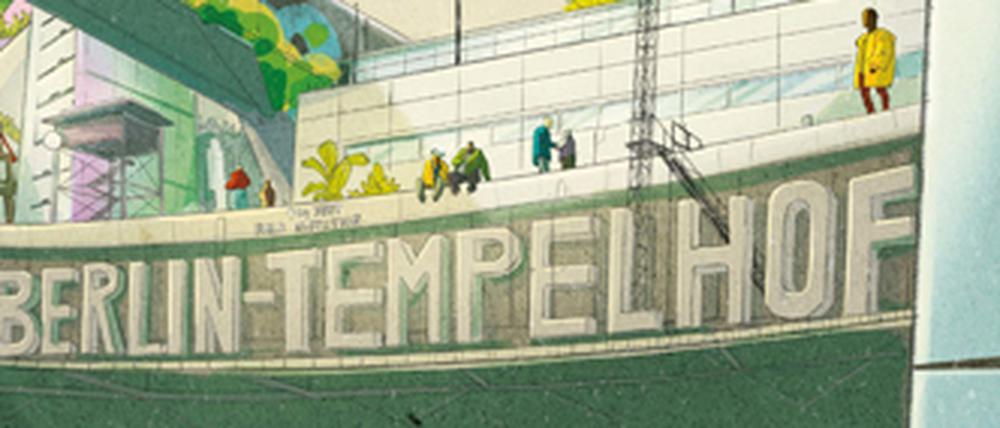 Sehnsuchtsort Tempelhof. Er ist der Ausgangspunkt für die Erzählung.