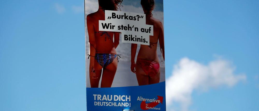 Umstrittene Kampagne. In Marzahn-Hellersdorf gibt es Ärger um AfD-Wahlplakate.