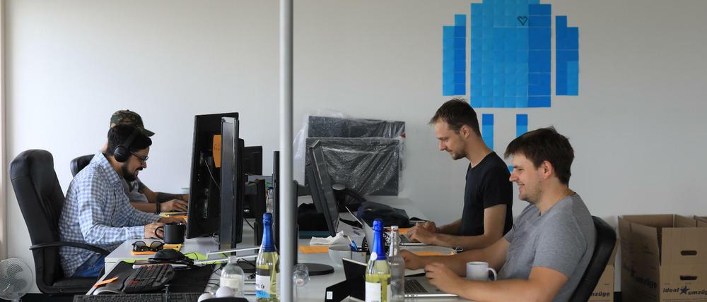 Neben Jungunternehmen aus der Technologie- und Digitalbranche boomen in Berlin auch die Fintechs. Wie das Start-Up „FinLeap“.