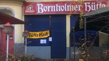 Die Bornholmer Hütte in der Bornholmer Straße gibt es seit 1904.