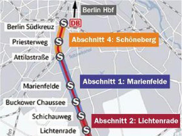 Die Strecke soll Berlins Süden mit dem BER und Dresden verbinden.