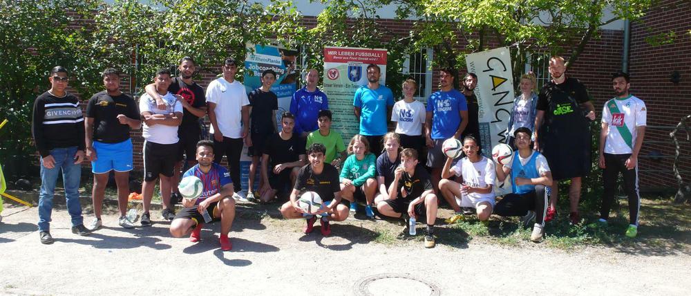 Sprichst du Fußball? Beim fünftägigen Feriencamp waren Jugendliche mit 18 Nationalitäten dabei.
