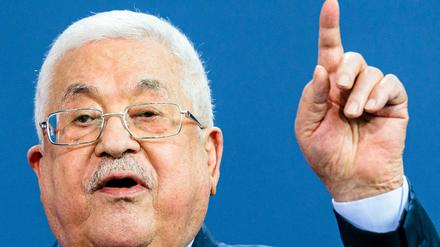 Der Präsident der Palästinensischen Autonomiebehörde, Mahmoud Abbas, im August in Berlin.