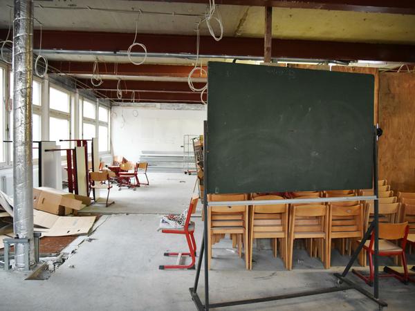 Der Schulbau-BER von Berlin: An der Kurt-Schumacher-Schule wird seit sieben Jahren gebaut.