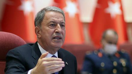 Der türkische Verteidigungsminister Hulusi Akar in Ankara.