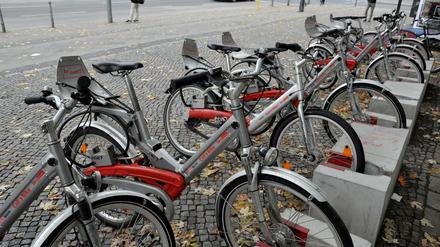 Die Call-a-bike-Räder der Deutschen Bahn werden in Berlin derzeit reihenweise Opfer von Vandalismus.