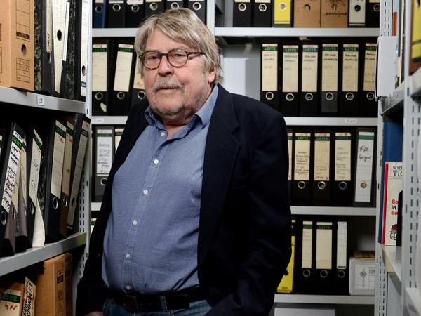 Siegward Lönnendonker, 78, leitet das Apo-Archiv an der Freuen Universität Berlin.