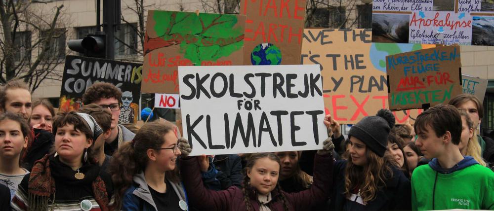 Als Greta Thunberg mitdemonstrierte, kamen rund 20.000 Schüler.