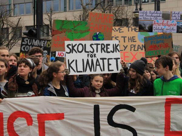 Als Greta Thunberg mitdemonstrierte, kamen rund 20.000 Schüler.