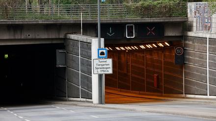 Der Tiergartentunnel wird gesperrt. Betroffen sind beide Fahrtrichtungen.