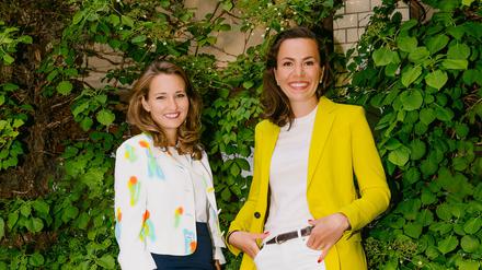 Estelle Merle (l.) und Charlotte Pallua haben in Berlin das Start-up Topi gegründet, das eine digitale Plattform für Handelsunternehmen.