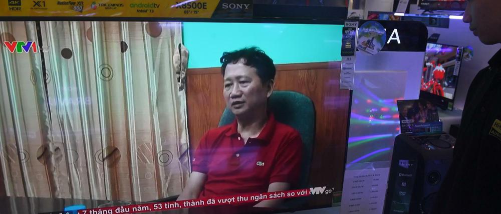 Das vermeintliche Geständnis des Geschäftsmanns Trinh Xuan Thanh im vietnamesischen Staatsfernsehen.