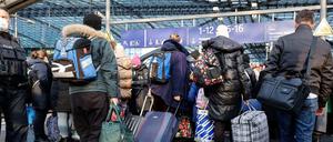 Am Berliner Hauptbahnhof kommen derzeit täglich Flüchtlinge aus der Ukraine an.
