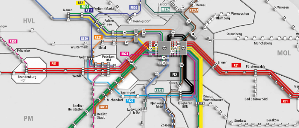 Rot, gelb, grün: So sieht das Liniennetz ab 2022 aus.