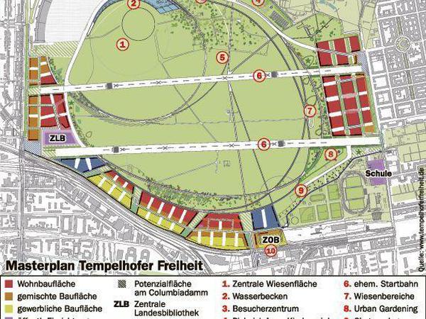 So sieht der Plan des Stadtentwicklungssenators für die riesige Fläche aus.