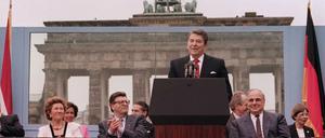 Mit seiner emotionalen Rede im Juni 1987 hat Ronald Reagan viel für den Mauerfall getan.