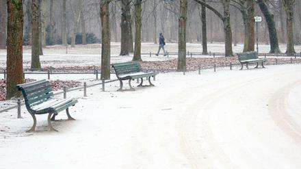 Zwei bis sechs Zentimeter Neuschnee kann es in Berlin und dem Umland geben