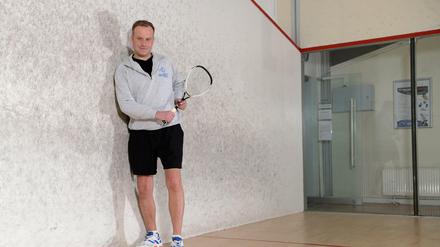 Volker Wegener hat ein Squash-Center in Friedrichshain als Besitzer übernommen. 